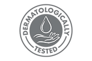 Dermatologically tested logo.