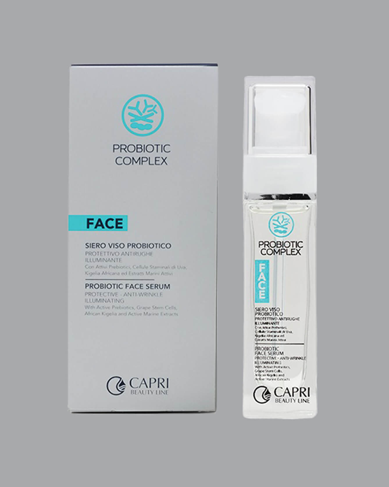 Product photo of Capri Beauty face serum.