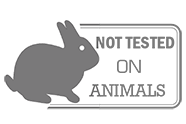 Not tested on animals logo.